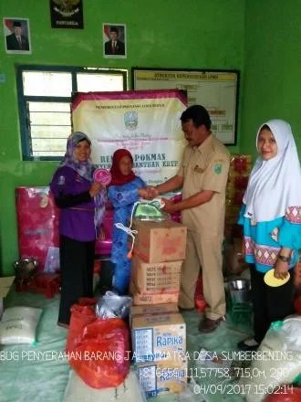 REMBUG POKMAS PENYERAHAN BANTUAN KRTP PROGRAM JALIN MATRA TAHUN 2017 DESA SUMBERBENING